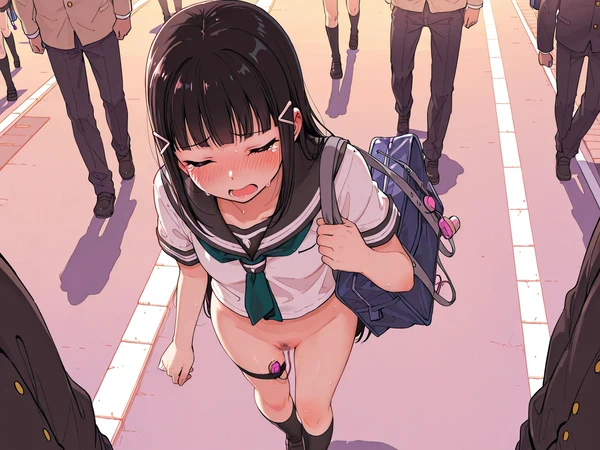 たのしい全裸登校実習（3/9）
