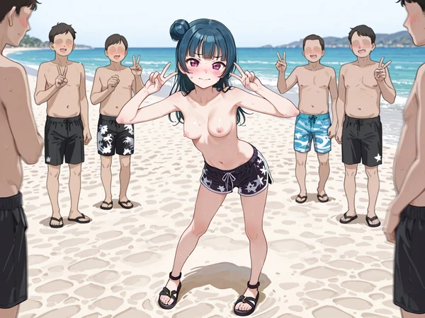 たのしい全裸登校実習（5/9）