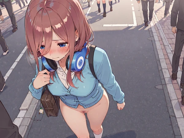 たのしい全裸登校実習（4/11）