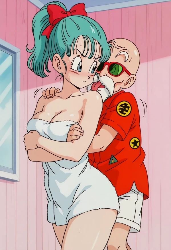 Bulma wrapped in a towel（7/17）
