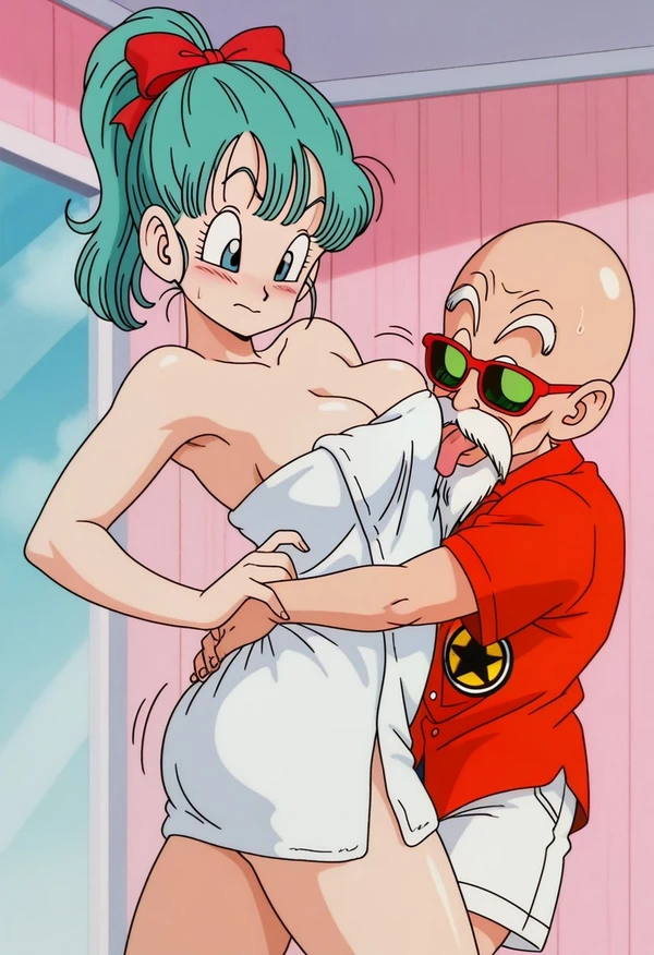Bulma wrapped in a towel（8/17）