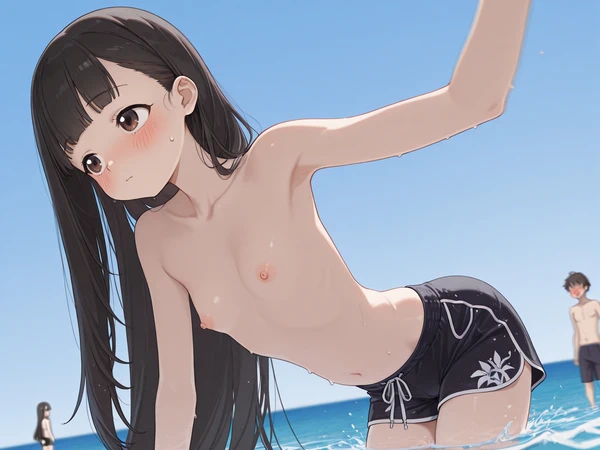温水佳樹 男水着チャレンジ（3/9）
