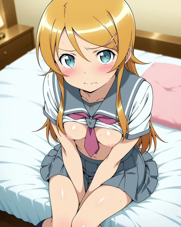 高坂桐乃 制服セックス（4/20）