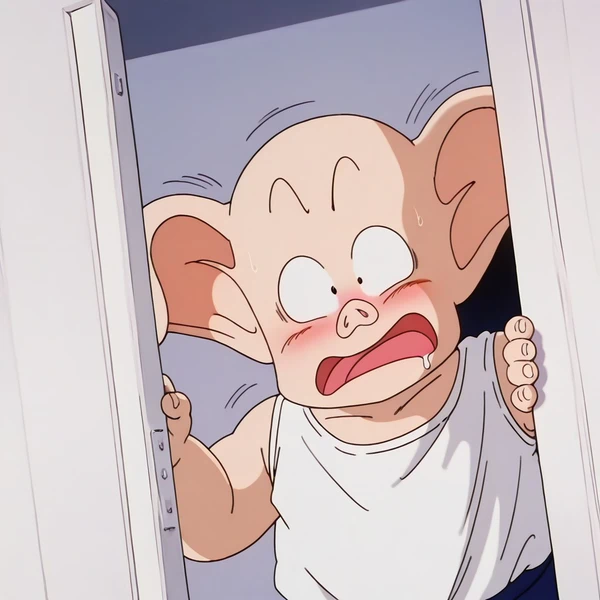 Oolong abused a sleeping Bulma（8/11）